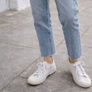 Superga White Canvas Sneakers Womens 8.5 9 EU 39.5 Classic Low Top Minimalist